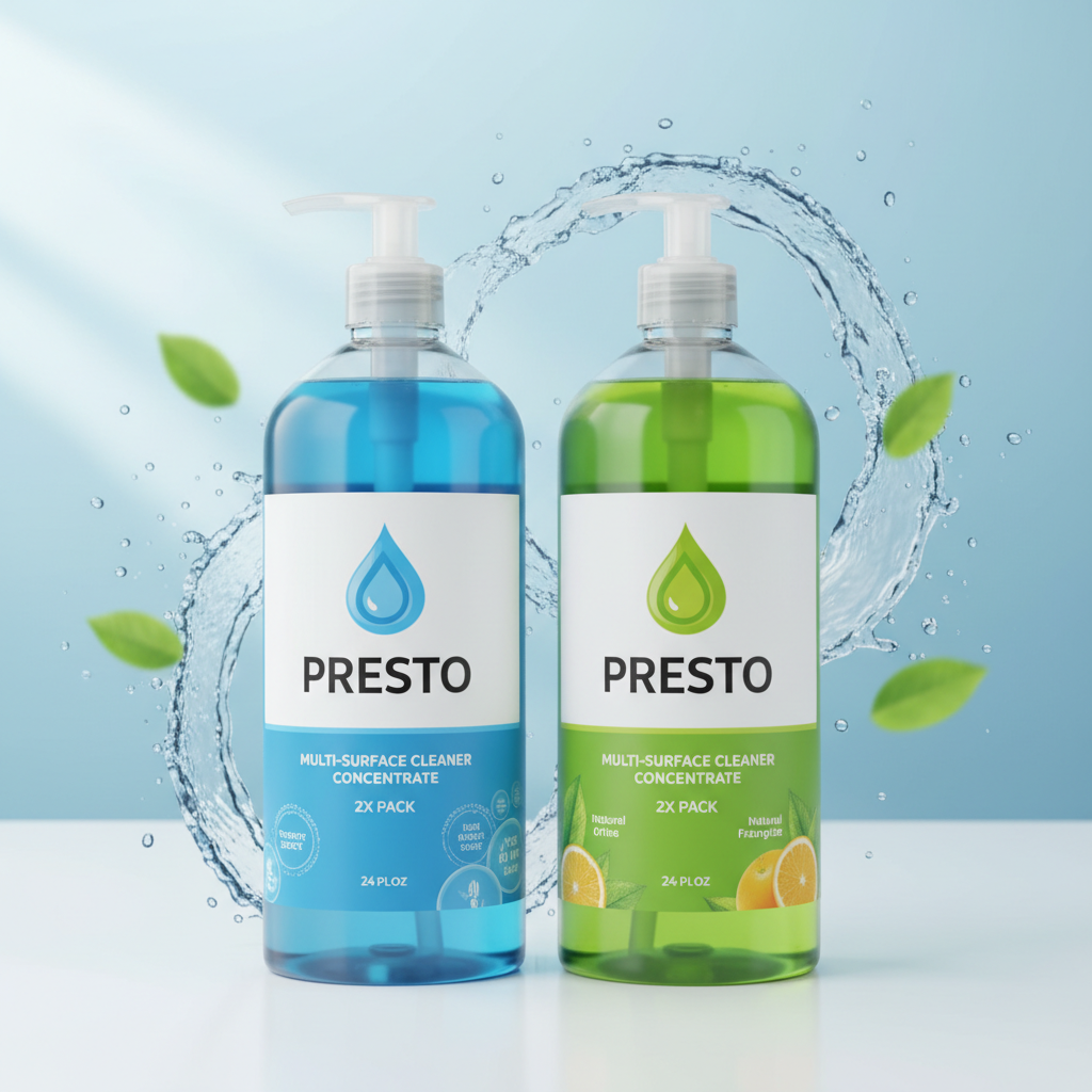 Presto! Multi-Surface Cleaner Concentrate, 2-Pack